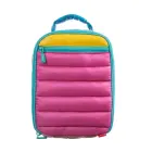 Pusdienu soma ZIPIT Puffer Lunch Bag, ar ledus paciņu, rozā krāsā Foto 2