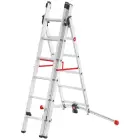 Combination stairs S100 Hailo ProfiLOT / aluminium / 2x6+1x5 steps Photo 4
