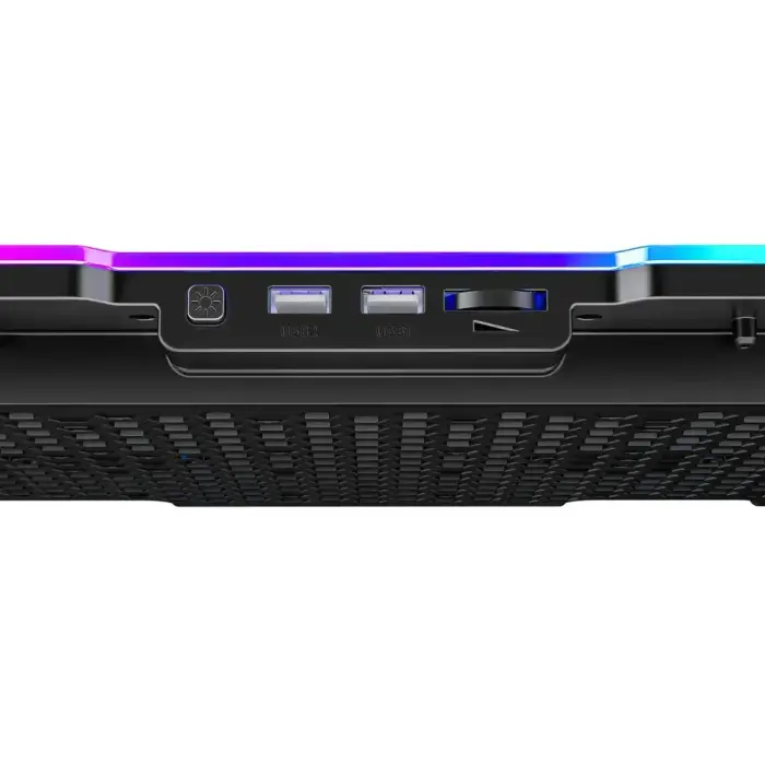 Wozinsky WDCX-A26 NitroCool RGB Gaming Laptop Cooling Pad - Black Photo 5