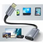 Wozinsky WACH-01 USB-C - HDMI 4K 60Hz Adapter - Black Фото 11