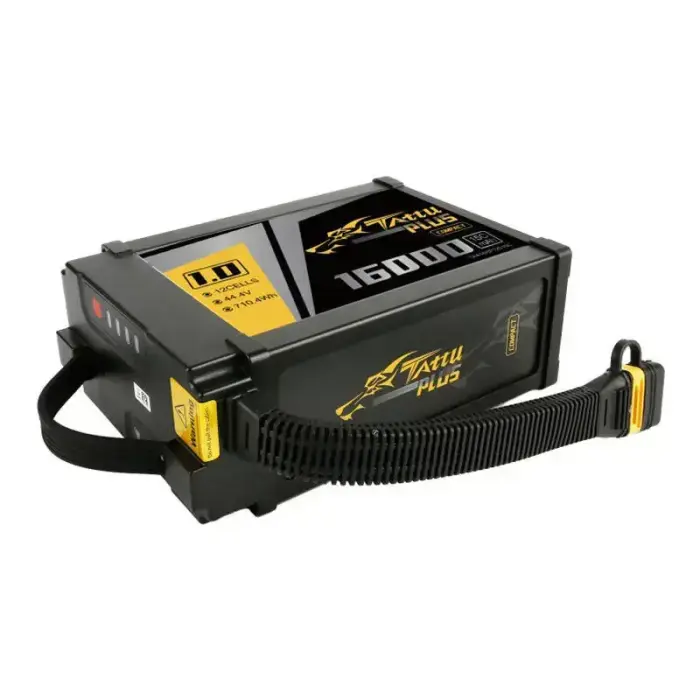Tattu Plus 1.0 Compact version 16000mAh 12S 15C 44.4V Lipo battery pack with AS150U Plug Фото 2