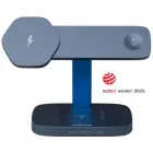 CANYON Wireless Charging Station Hexagon 310 3in1 DarkGrey/Blue Foto 1