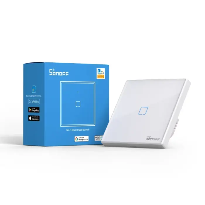 Išmanusis Wi-Fi sieninis jungiklis Sonoff T2EU1C Foto 3