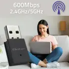 Qoltec Wireless Ultra High Speed Mini Adapter WiFi | Standard AC | BT 4.0 | USB 2.0 | 600Mbps Photo 2