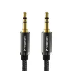 Wozinsky universal mini jack cable 2x AUX cable 2 m black Photo 3