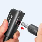 Wozinsky WPB-01R Portable Bike Lock with Anti-Theft Cable and 2 Keys for Electric Bikes and Motorcycles - Black Фото 15