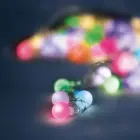 String Light Solar LED FROSTED BALLS SFB62 6,5m 30 balls multicolor Forever Light Photo 2