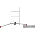 Combination stairs S100 Hailo ProfiLOT / aluminium / 2x9+1x8 steps Photo 7