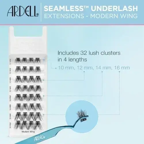 Ardell Seamless False Eyelashes, Modern Wing, 32 CT Photo 6