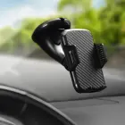 Car phone holder Forcell F-Grip Carbon HT1 windshield / dashboard black Photo 7