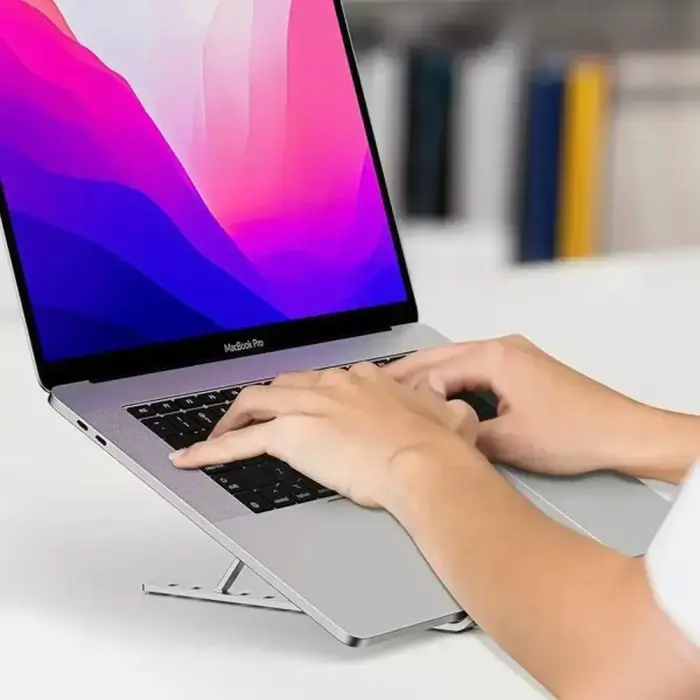 Stand regulated for laptop ART P24 aluminium Foto 5