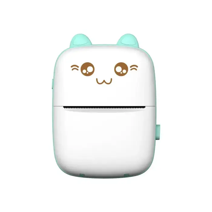 HURC9 Bluetooth Thermal Printer Kitty Mini with App - Blue Foto 4