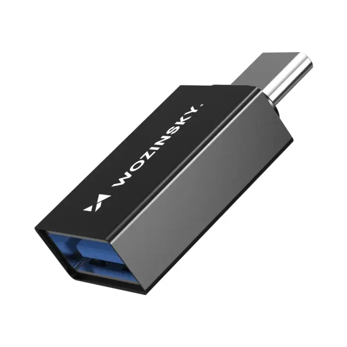 Wozinsky W10GY1S USB-C - USB-A 3.2 10Gb|s Adapter - Black Фото 4