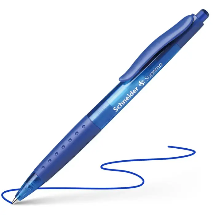Lodīšu pildspalva SCHNEIDER SUPRIMO 1.0mm zila tinte Photo 2