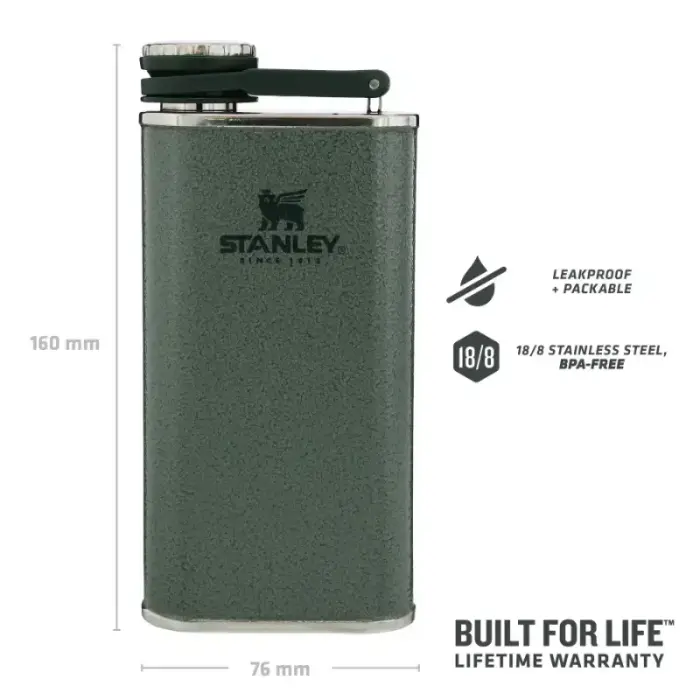 Фляга The Easy-Fill Wide Mouth Flask 0,23Л зеленый Фото 5