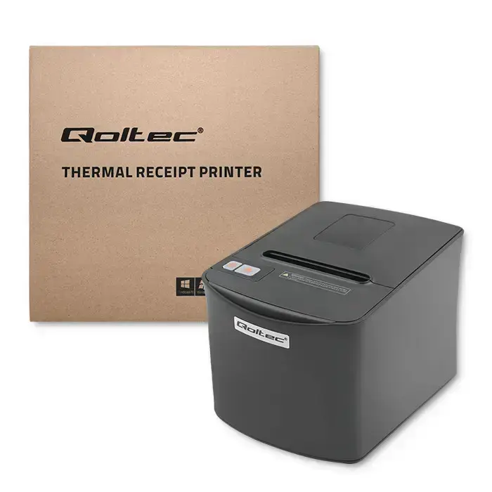 Qoltec Receipt printer RTP-0256 | voucher | thermal | High Speed | 203 dpi | USB Foto 10