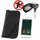 Anti-theft Case for Car Keys Phone Radio Blocking Faraday Box Faraday Cage 20cm x 11cm Black Фото 1