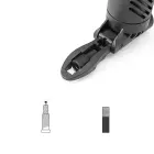 Wozinsky WMZ-01N tool kit, 16-in-1 bicycle multitool, pump, wrenches, inner tube kit - black Фото 10