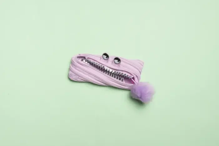 Penālis ZIPIT Grillz Monster Pouch, ceriņu krāsa Photo 4