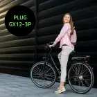 Qoltec Fast Charger for e-bike 36V | 42V | 2A | GX12-3Pin +power cable Фото 10