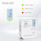 Qoltec Certified wireless Carbon monoxide (CO) sensor with battery | CO detector | TUYA | Wi-Fi | sensor service life 10-years | 85dB alarm | LED Foto 2