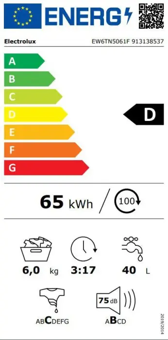 Electrolux veļas mazg.mašīna (augšas ielāde), 6 kg, D Foto 4