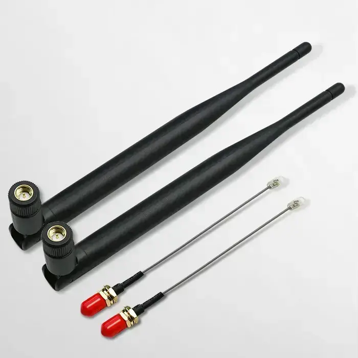 Qoltec Wi-Fi antenna 2.4/2.5 GHz | 5.1/5.8 GHz | 5dBi | omnidirectional | Indoor Фото 4