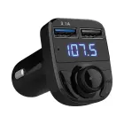Goodbuy auto FM raidītājs USB | Micro SD | USB | Zila LED | 3.1A v2 Foto 1