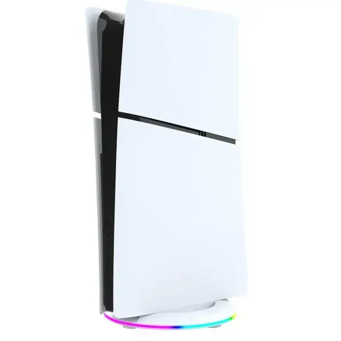 iPega P5S025S Vertical Stand with RGB for PS5 Slim/PS5 Pro White Photo 4