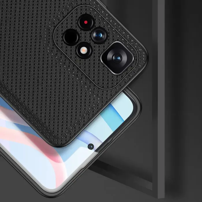 Dux Ducis Fino case cover covered with nylon material Poco M4 Pro 5G black Foto 4