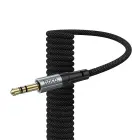 Cable AUX Jack 3,5 mm to USB C Hoco 1,5 m UPA33B black Photo 5