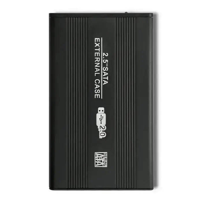Qoltec External Hard Drive Case HDD/SSD 2.5'' SATA3 | USB 2.0 | Black Foto 6