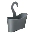 Hanging bathroom multifunctional shelf 25x9x28cm grey Photo 1