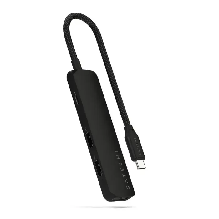 SATECHI adapter HUB 4in1 Type C ST-P4SK black Фото 7