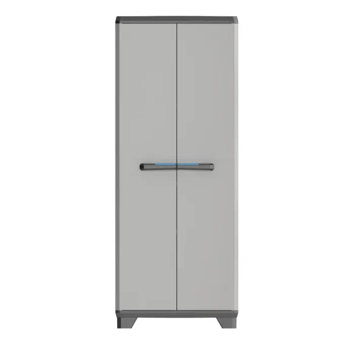 Шкаф Linear Tall Cabinet 68x39x173см черный / серый / темно-синий Фото 3