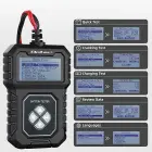 Qoltec Digital Battery tester with LCD 12V | AGM | GEL | STD | 30-220AH Photo 5