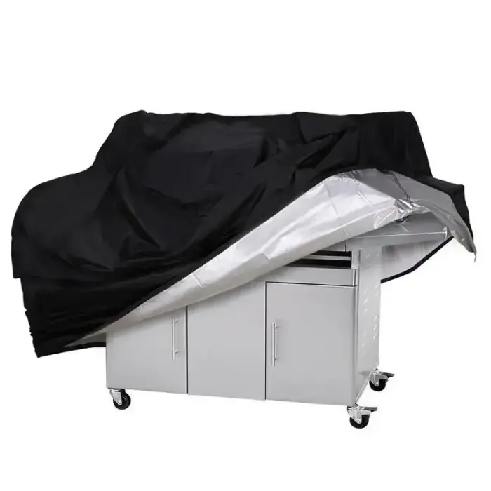 Waterproof grill cover, bicycle cover, bike cover, garden furniture cover, XXL cover, black Foto 2