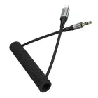 Cable AUX Jack 3,5 mm to Lightning Hoco 1,5 m UPA33A black Photo 2