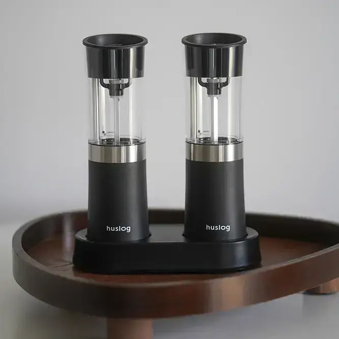 Huslog Grinder Set with Charging Base - Black Foto 9