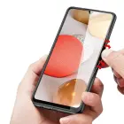 Dux Ducis Fino case covered with nylon material for Samsung Galaxy A42 5G green Фото 8