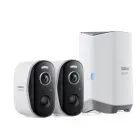 Baseus Security N1 2K Outdoor Monitoring Kit (2 Cameras) – White Фото 2