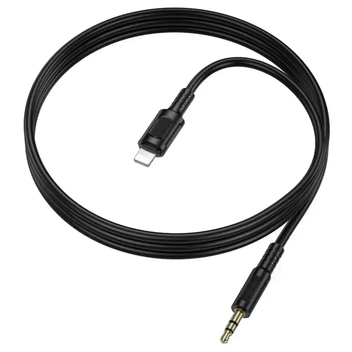 Borofone Cable AUX BL25 Nice - Lightning to jack 3,5mm - 1 metre black Photo 6
