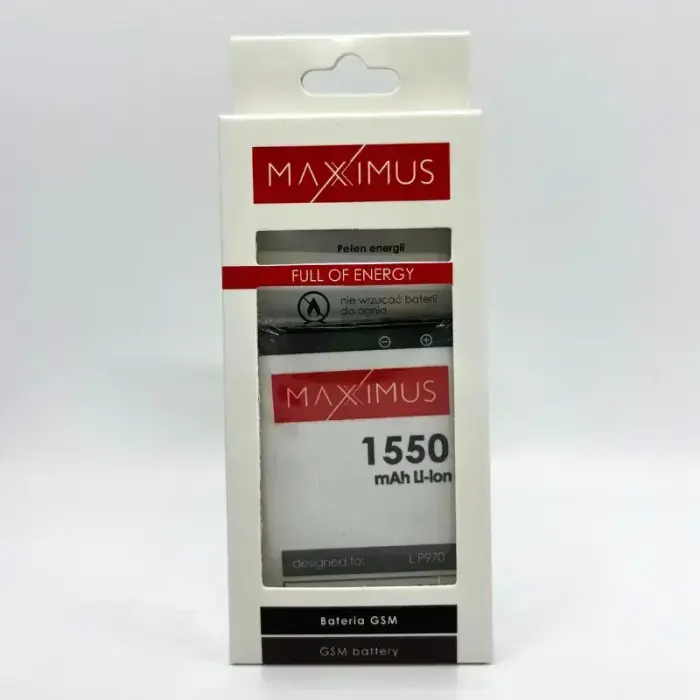 BATTERY MAXXIMUS LG P970 1700mAh BL-44JN Фото 4