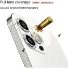 Tempered Glass HARD DIAMOND for camera (LENS) for Iphone 15 Pro/15 Pro Max black (lens 3 pieces) Foto 9