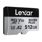 Karta pamięci Lexar High-Performance Silver Plus microSDXC 512GB + adapter Фото 3