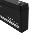 Qoltec AGM battery | 6V | 7.2 Ah | Maintenance-free | Efficient| LongLife | for toys, vehicles Фото 4