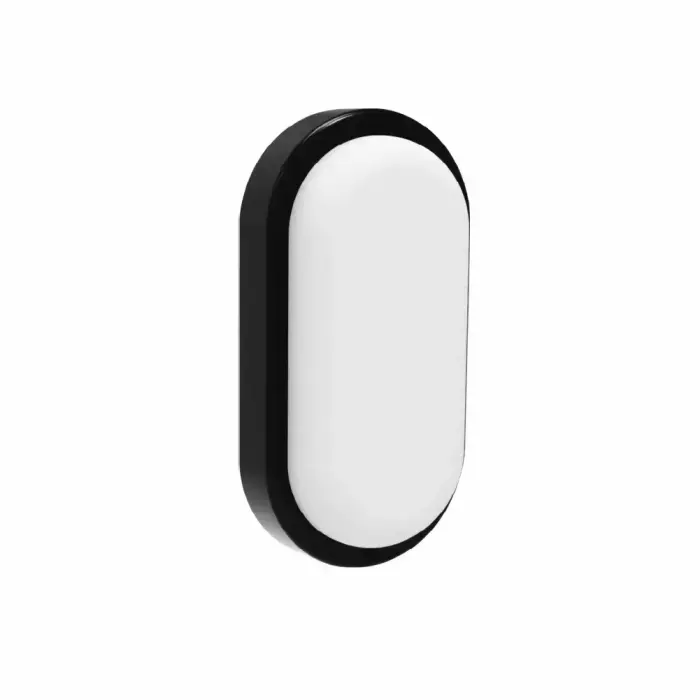 Riga oval LED šviestuvas 12W 4000K IP65 Eurolight BLACK Foto 2