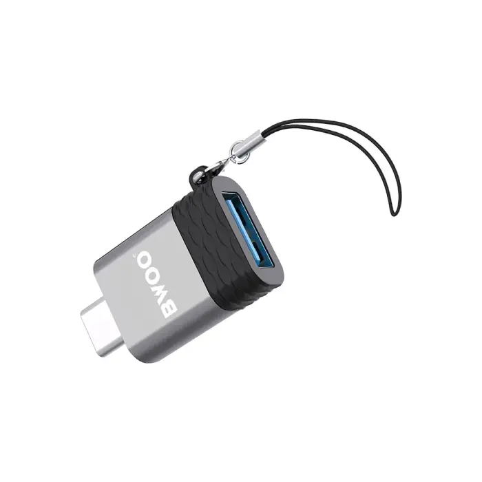 BWOO Adapter USB - USB-C Gray OTG BZ-35 Фото 2