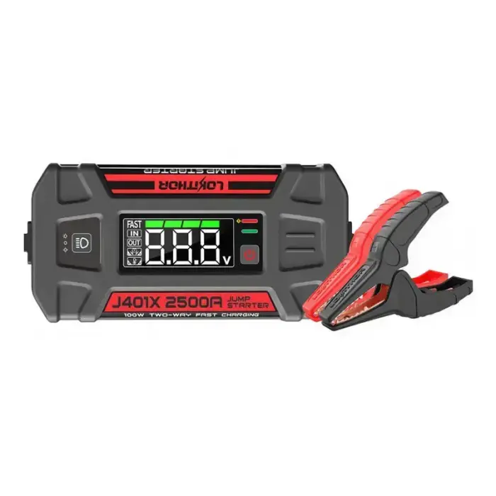 Lokithor J401X Jump Starter / Booster 2500A + Powerbank 20000mAh + Flashlight 4-in-1 Device working in -40°C Foto 2