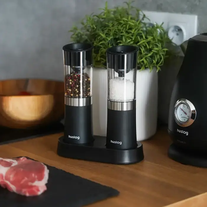 Huslog Grinder Set with Charging Base - Black Foto 10